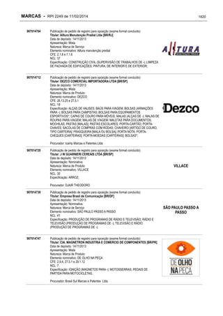 RPI - Marcas 2249 "Vervs Consultoria" 