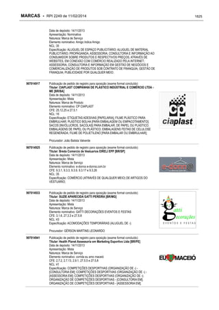 RPI - Marcas 2249 "Vervs Consultoria" 