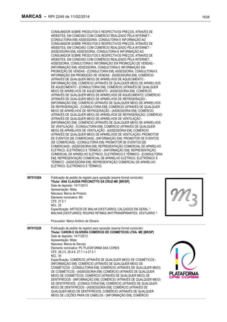 RPI - Marcas 2249 "Vervs Consultoria" 