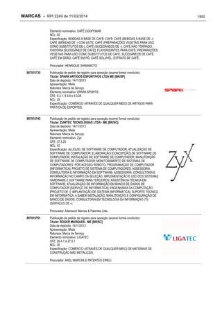 RPI - Marcas 2249 "Vervs Consultoria" 