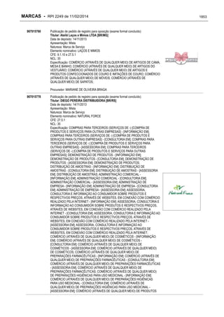 RPI - Marcas 2249 "Vervs Consultoria" 