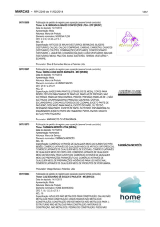 RPI - Marcas 2249 "Vervs Consultoria" 