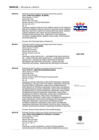 RPI - Marcas 2249 "Vervs Consultoria" 