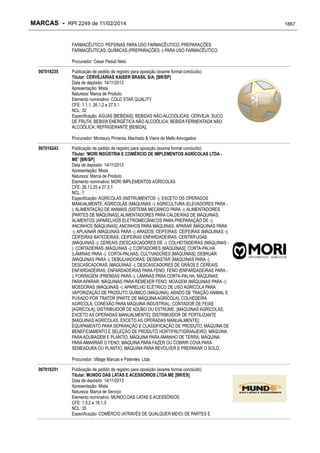 RPI - Marcas 2249 "Vervs Consultoria" 