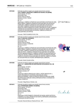 RPI - Marcas 2249 "Vervs Consultoria" 