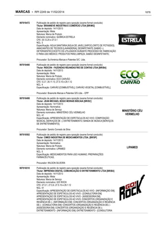 RPI - Marcas 2249 "Vervs Consultoria" 