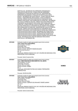 RPI - Marcas 2249 "Vervs Consultoria" 