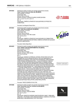 RPI - Marcas 2249 "Vervs Consultoria" 