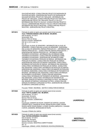 RPI - Marcas 2249 "Vervs Consultoria" 