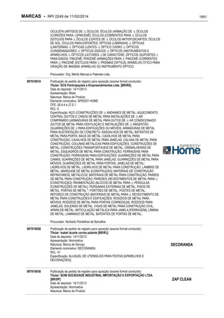 RPI - Marcas 2249 "Vervs Consultoria" 