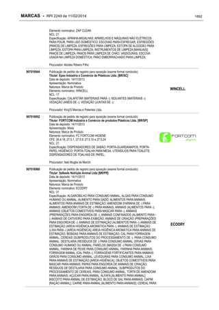 RPI - Marcas 2249 "Vervs Consultoria" 