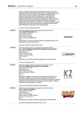 RPI - Marcas 2249 "Vervs Consultoria" 