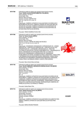RPI - Marcas 2249 "Vervs Consultoria" 