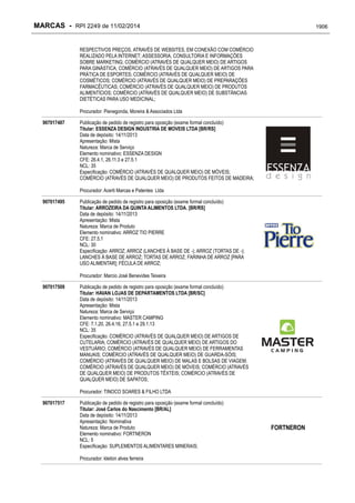 RPI - Marcas 2249 "Vervs Consultoria" 
