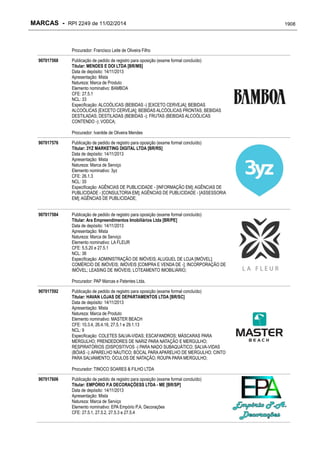 RPI - Marcas 2249 "Vervs Consultoria" 