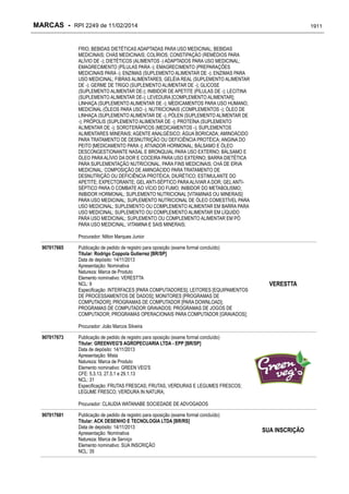 RPI - Marcas 2249 "Vervs Consultoria" 