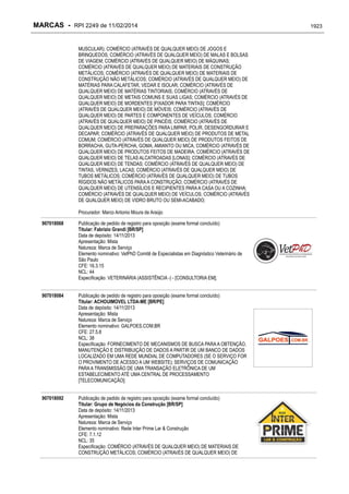 RPI - Marcas 2249 "Vervs Consultoria" 