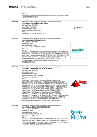 RPI - Marcas 2249 "Vervs Consultoria" 