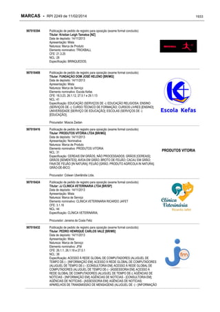RPI - Marcas 2249 "Vervs Consultoria" 
