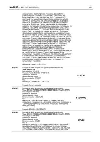 RPI - Marcas 2249 "Vervs Consultoria" 