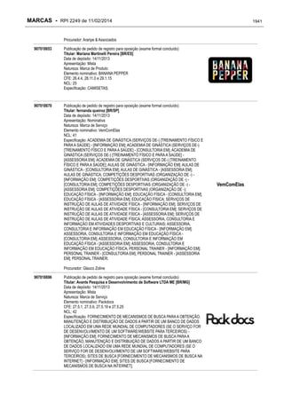 RPI - Marcas 2249 "Vervs Consultoria" 