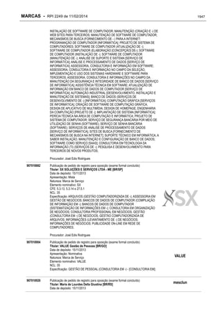 RPI - Marcas 2249 "Vervs Consultoria" 