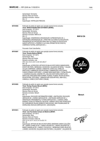 RPI - Marcas 2249 "Vervs Consultoria" 