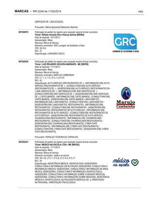 RPI - Marcas 2249 "Vervs Consultoria" 