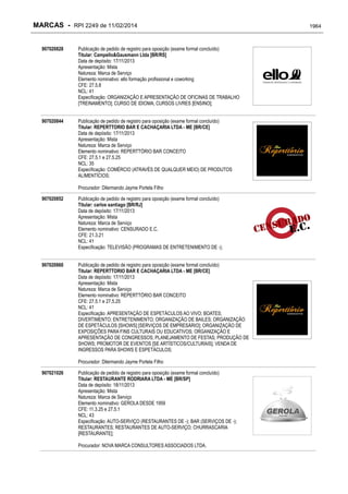 RPI - Marcas 2249 "Vervs Consultoria" 