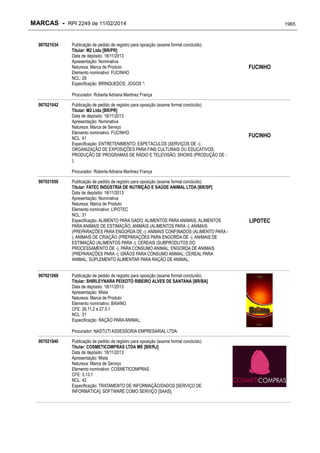 RPI - Marcas 2249 "Vervs Consultoria" 