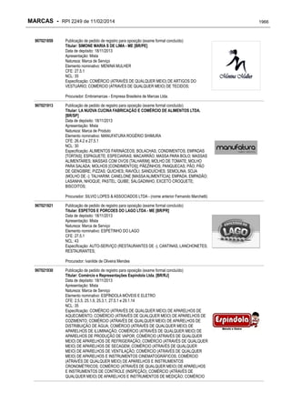 RPI - Marcas 2249 "Vervs Consultoria" 