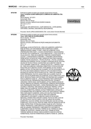 RPI - Marcas 2249 "Vervs Consultoria" 