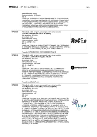 RPI - Marcas 2249 "Vervs Consultoria" 