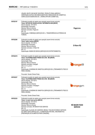 RPI - Marcas 2249 "Vervs Consultoria" 