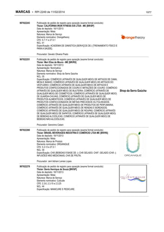 RPI - Marcas 2249 "Vervs Consultoria" 