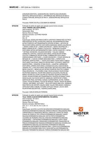 RPI - Marcas 2249 "Vervs Consultoria" 