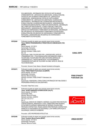 RPI - Marcas 2249 "Vervs Consultoria" 