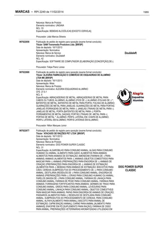 RPI - Marcas 2249 "Vervs Consultoria" 