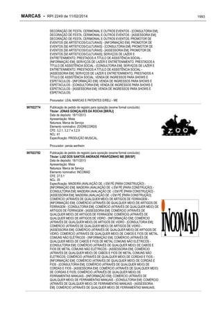 RPI - Marcas 2249 "Vervs Consultoria" 