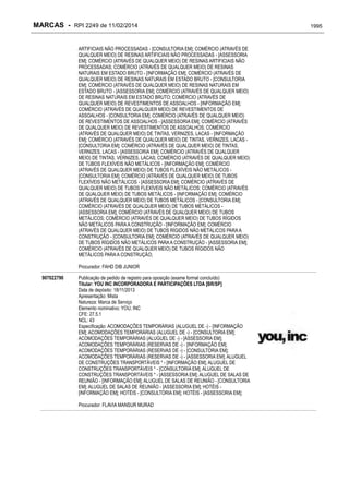 RPI - Marcas 2249 "Vervs Consultoria" 