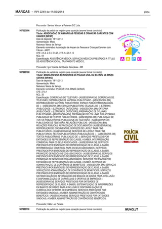 RPI - Marcas 2249 "Vervs Consultoria" 