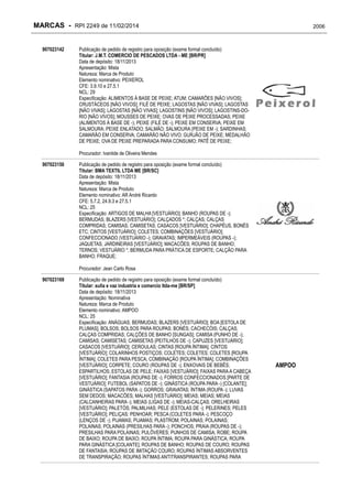 RPI - Marcas 2249 "Vervs Consultoria" 