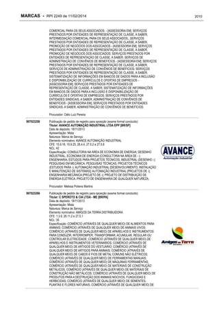 RPI - Marcas 2249 "Vervs Consultoria" 