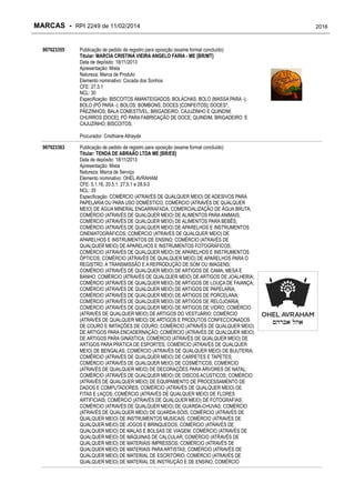 RPI - Marcas 2249 "Vervs Consultoria" 