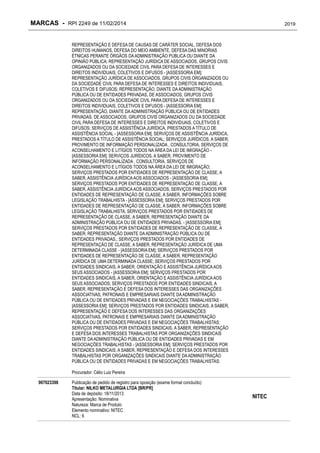 RPI - Marcas 2249 "Vervs Consultoria" 