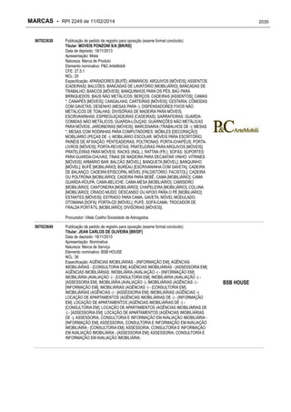 RPI - Marcas 2249 "Vervs Consultoria" 