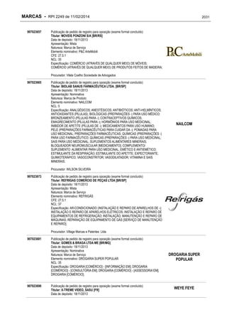 RPI - Marcas 2249 "Vervs Consultoria" 