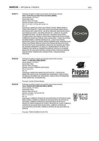 RPI - Marcas 2249 "Vervs Consultoria" 