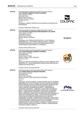 RPI - Marcas 2249 "Vervs Consultoria" 