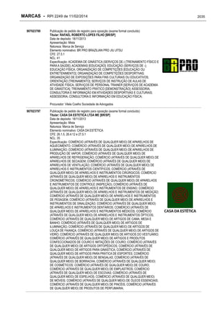 RPI - Marcas 2249 "Vervs Consultoria" 